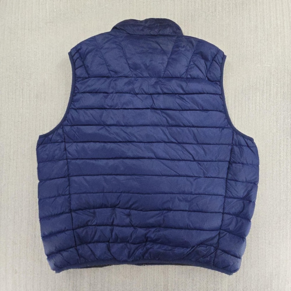 Hawke & Co Vest Mens XL Blue Down Puffer Full Zip Zip Pockets Outdoor HDN723S - Picture 10 of 10